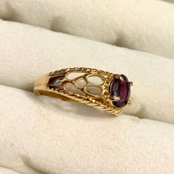 Simulated Stone Gold Plated - Picture 2 of 6